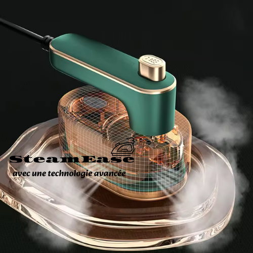 SteamEase Elite, Mini Fer à repasser à vapeur portatif électrique pour vêtements, costumes, cravates