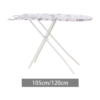 Table à repasser pliante réglable en hauteur avec housse rembourrée pour la buanderie